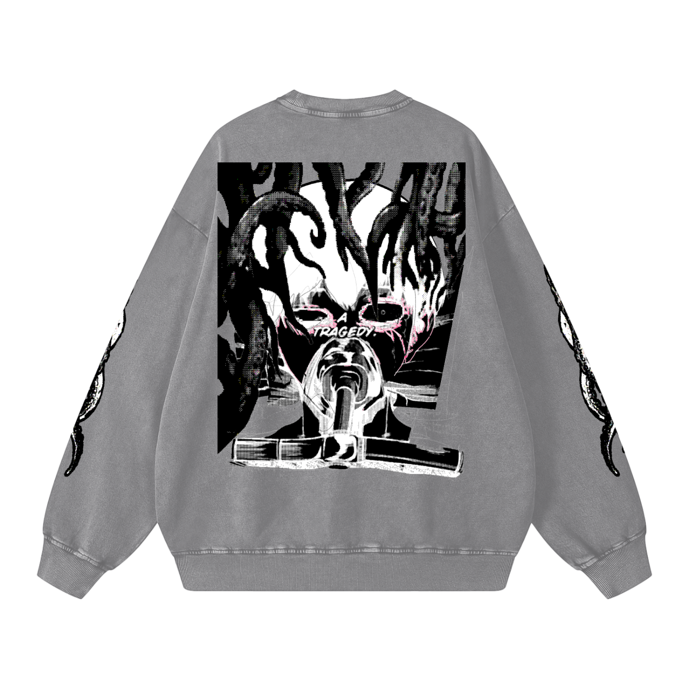 Tokyo Ghoul "Awakening" Snow Washed Sweatshirt