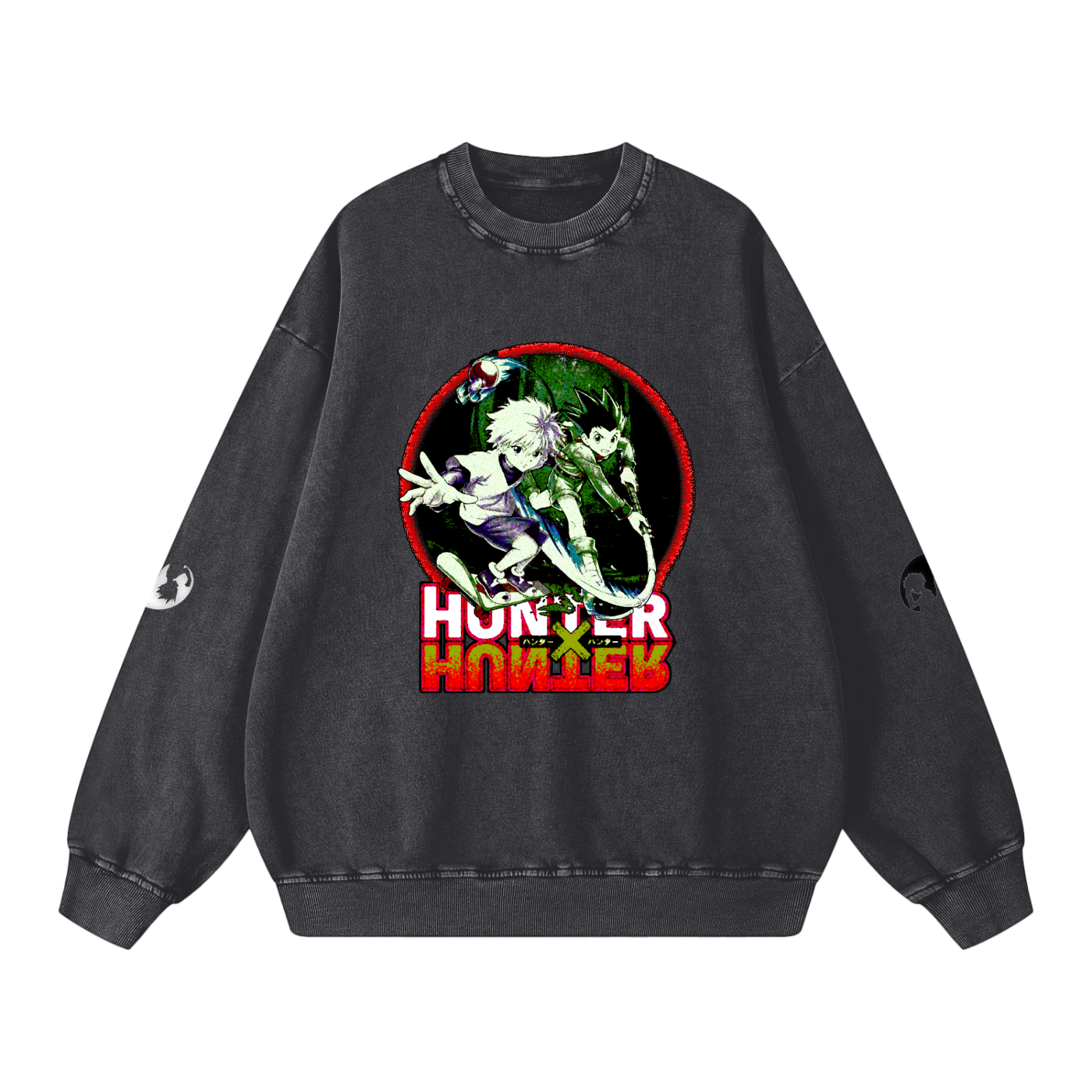 Hunter X Hunter "Gon X Killua" Snow Washed Sweatshirt