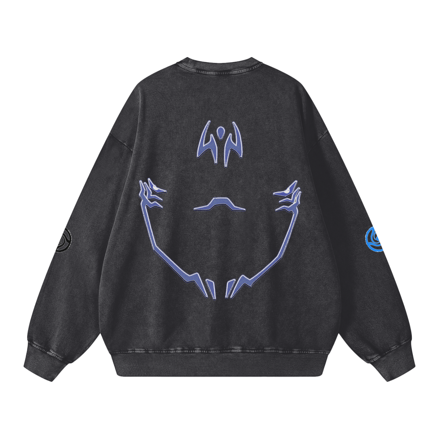 Jujutsu Kaisen "Yuji X Sukuna" Snow Washed Sweatshirt