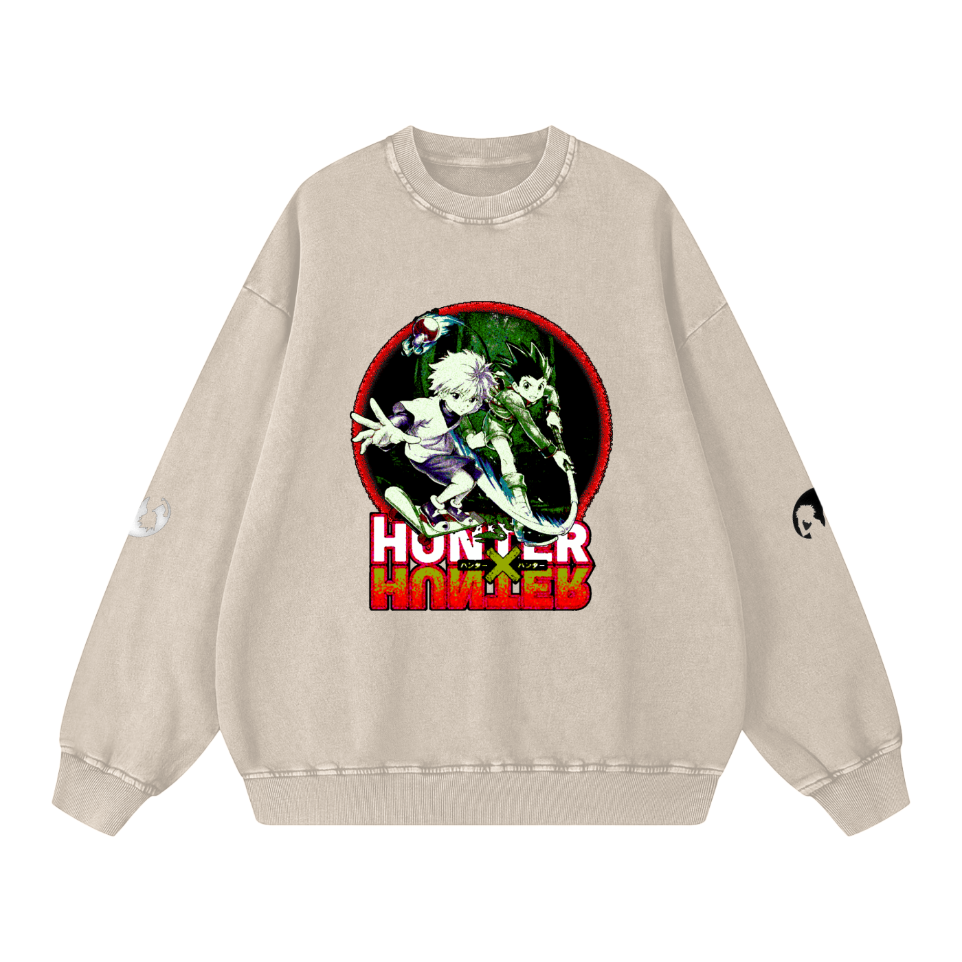Hunter X Hunter "Gon X Killua" Snow Washed Sweatshirt