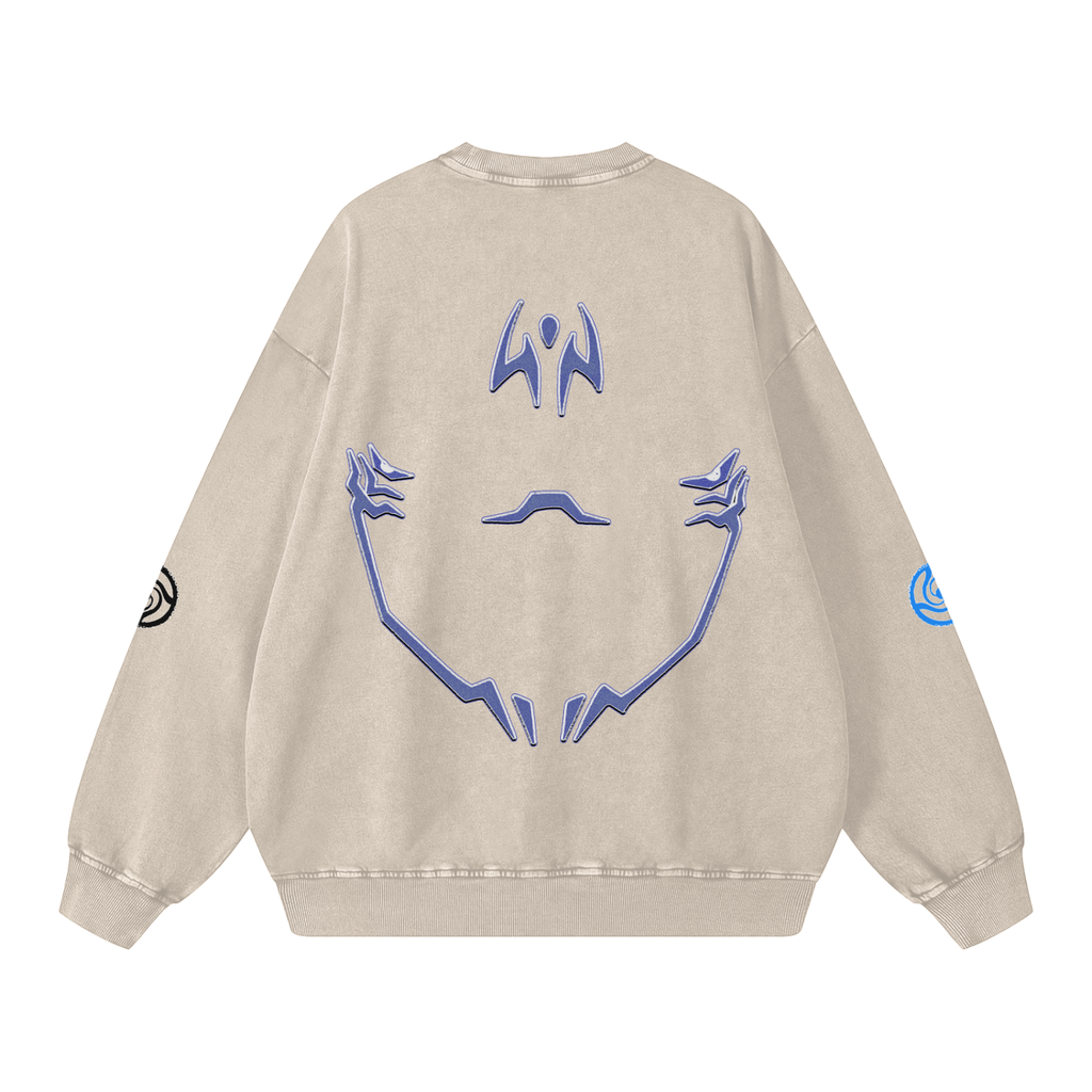 Jujutsu Kaisen "Yuji X Sukuna" Snow Washed Sweatshirt