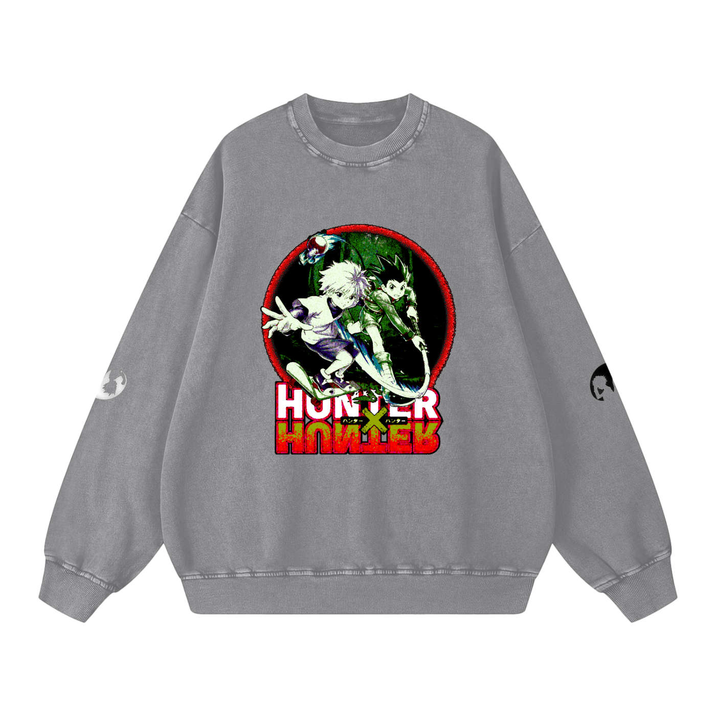 Hunter X Hunter "Gon X Killua" Snow Washed Sweatshirt