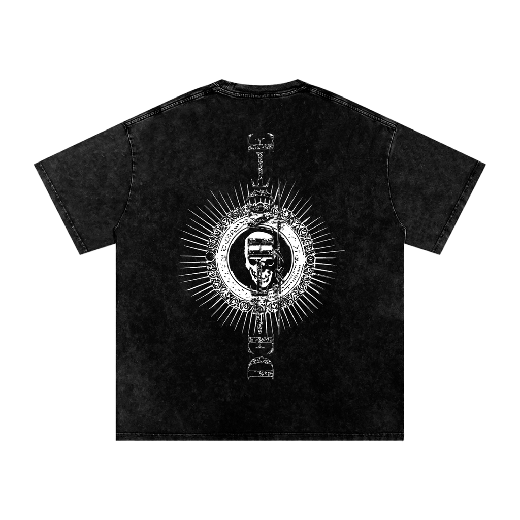 Snow Washed Death Note "Light's Death" T-Shirt In Red